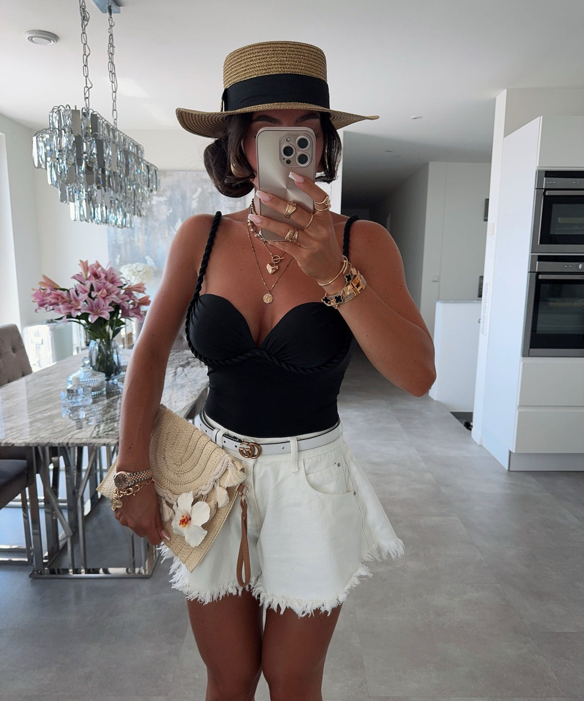 Shorts Fee en blanco