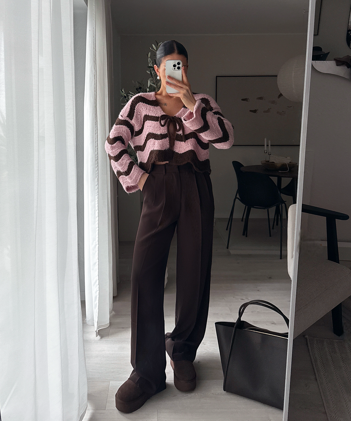 Bundfaltenhose Cleo Braun