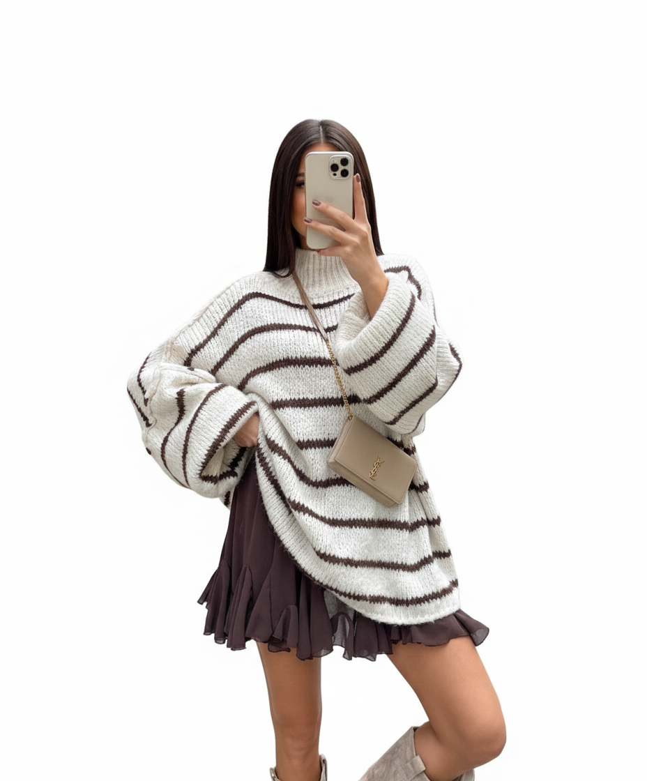 Jersey Oversize Sia Beige