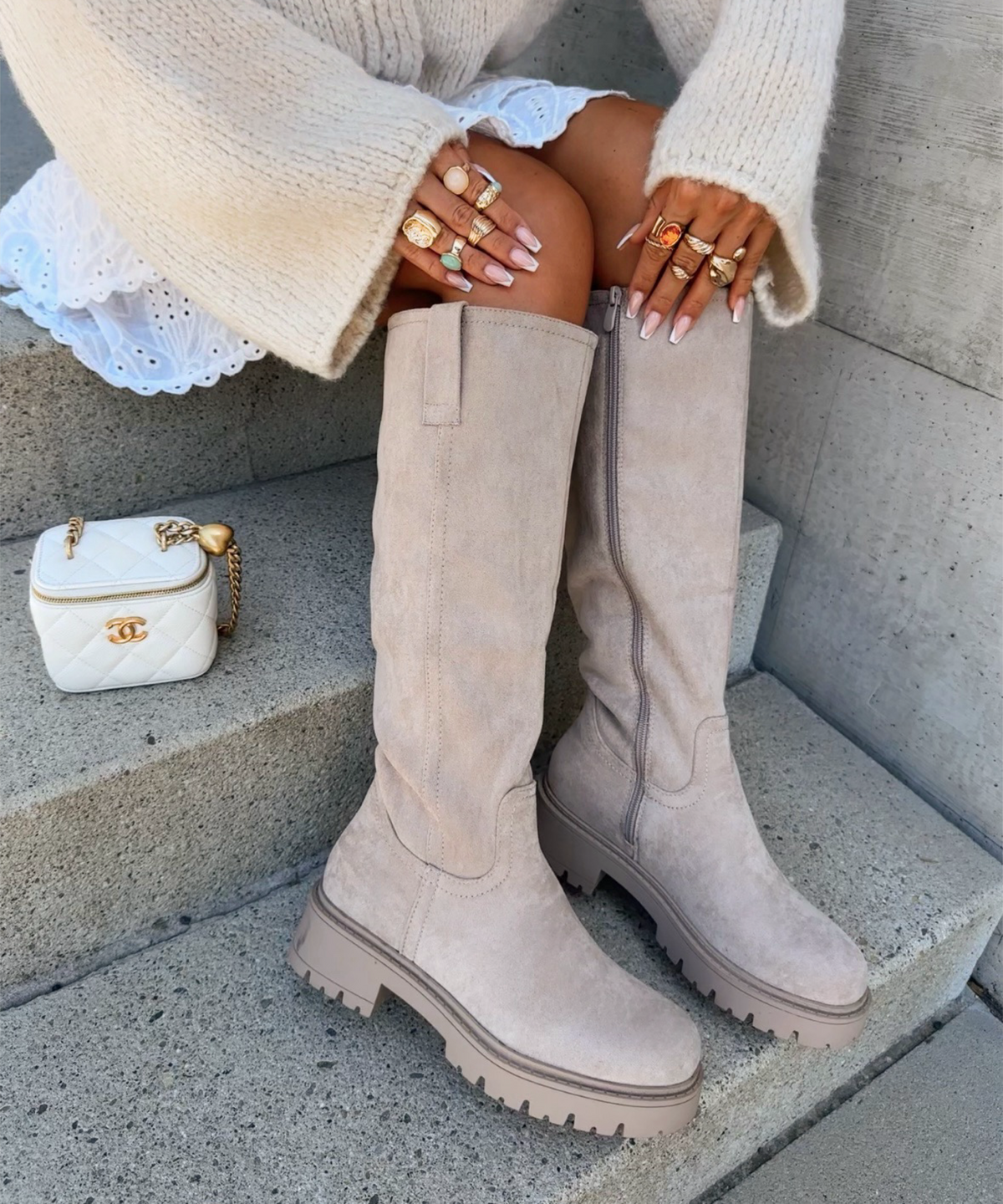 Botas Chira Beige