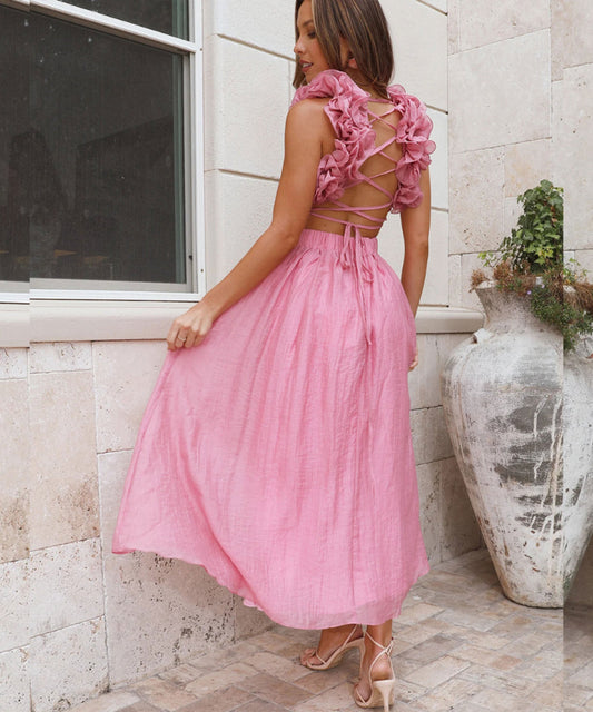 Maxi Kleid Zalya Rosa