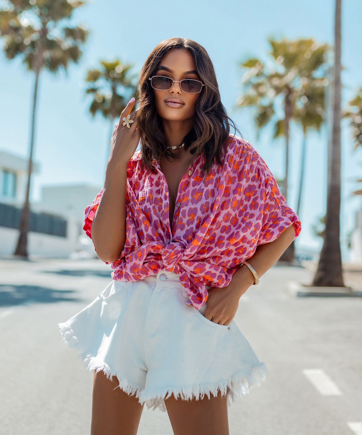 Shorts Fee en blanco