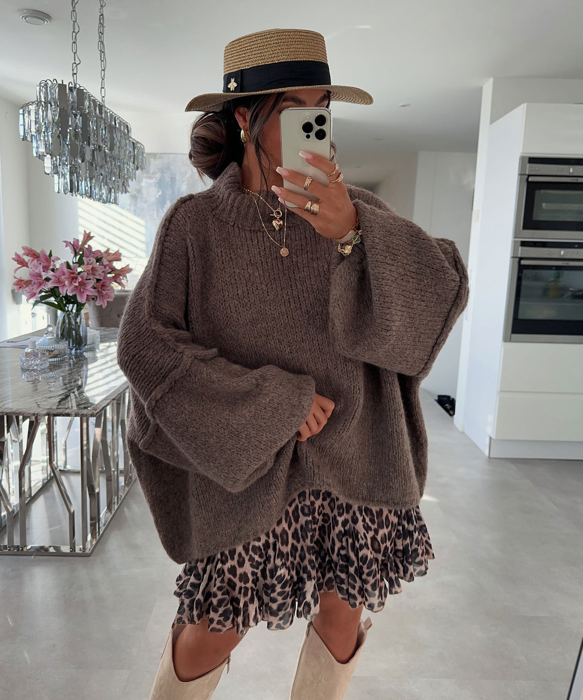 Jersey Oversize Nata Braun