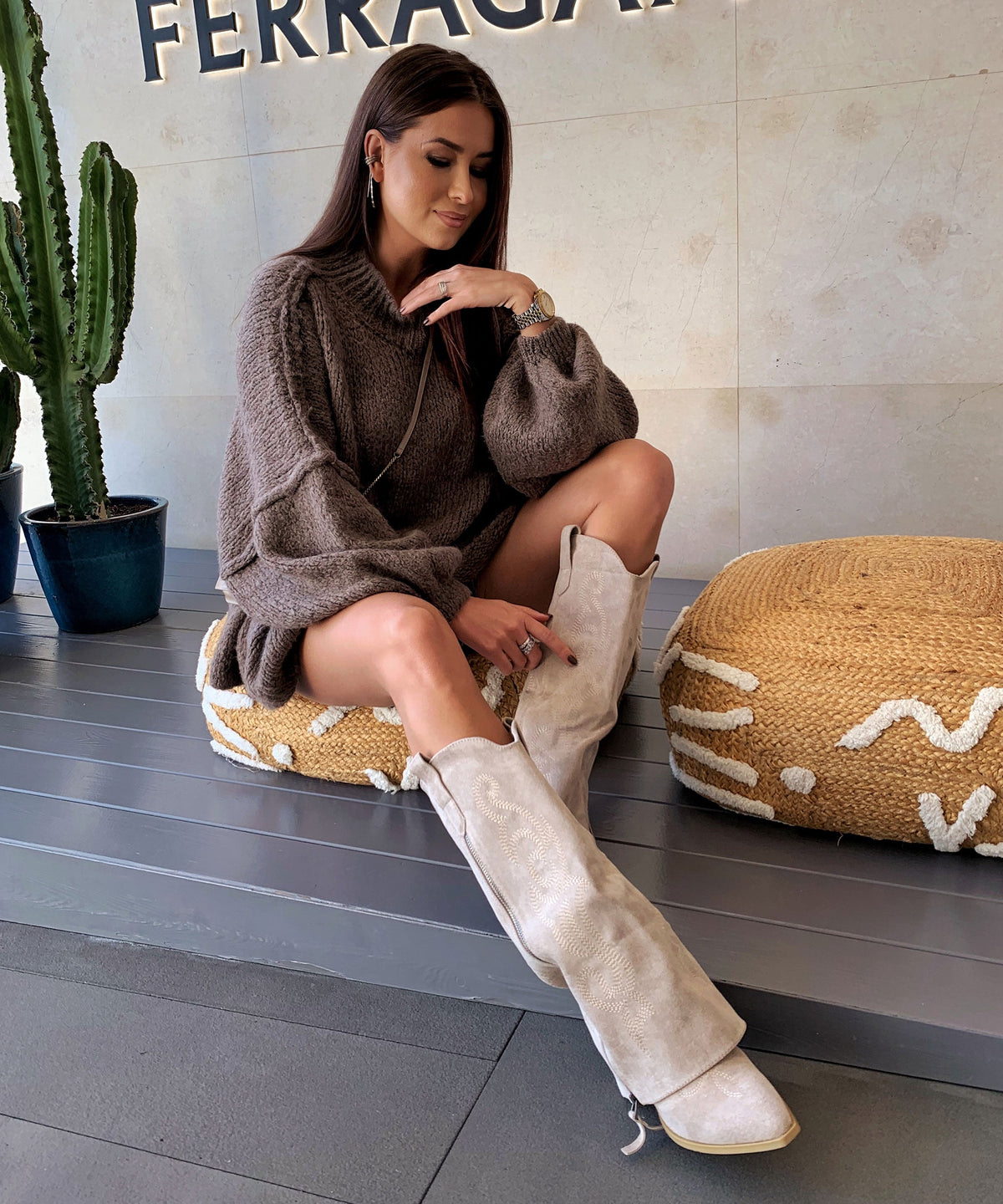 Jersey Oversize Nata Braun