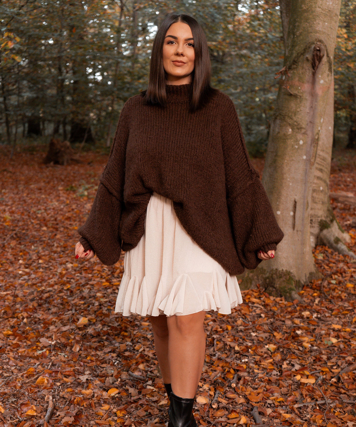 Jersey Oversize Marrón