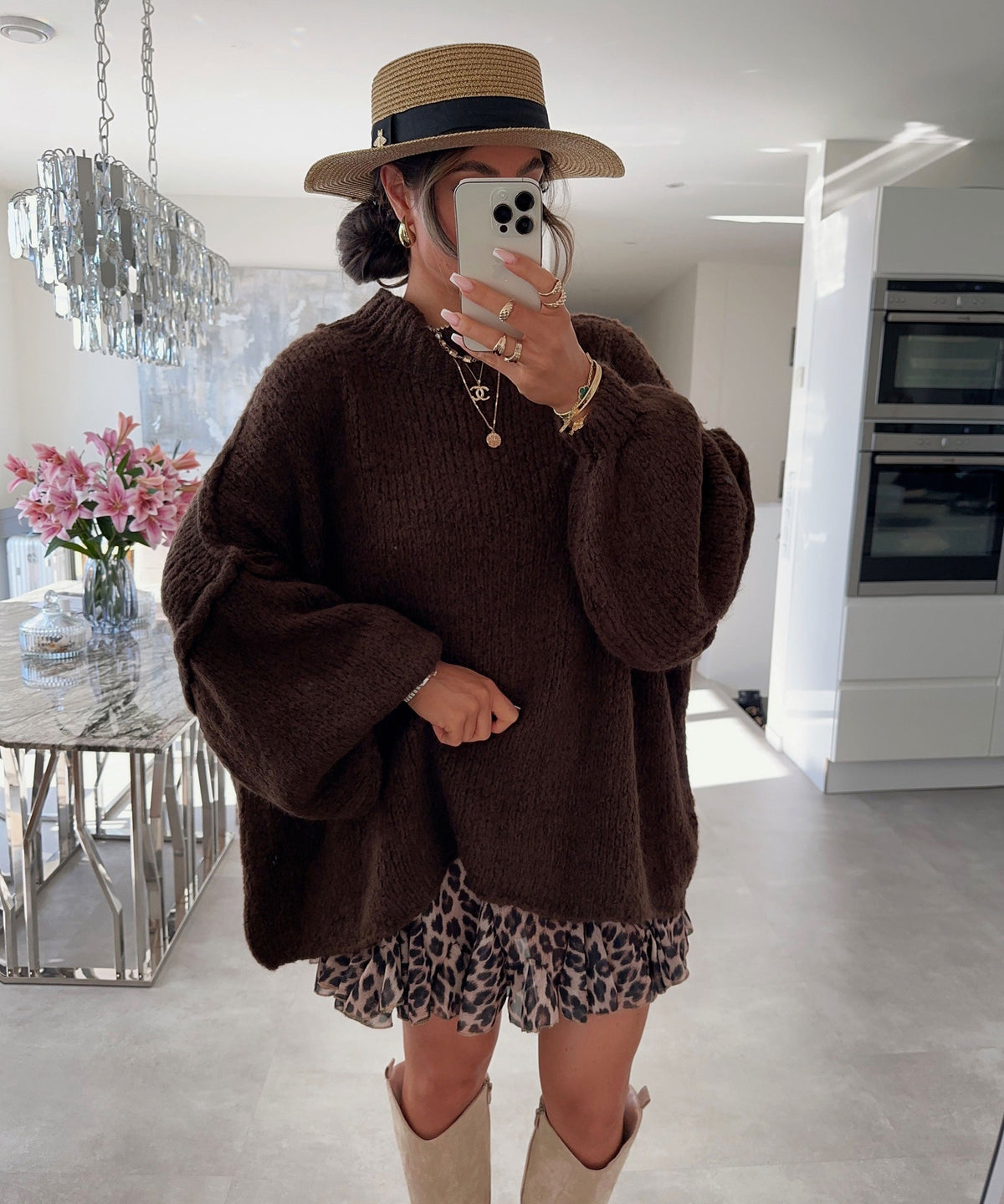 Jersey Oversize Marrón