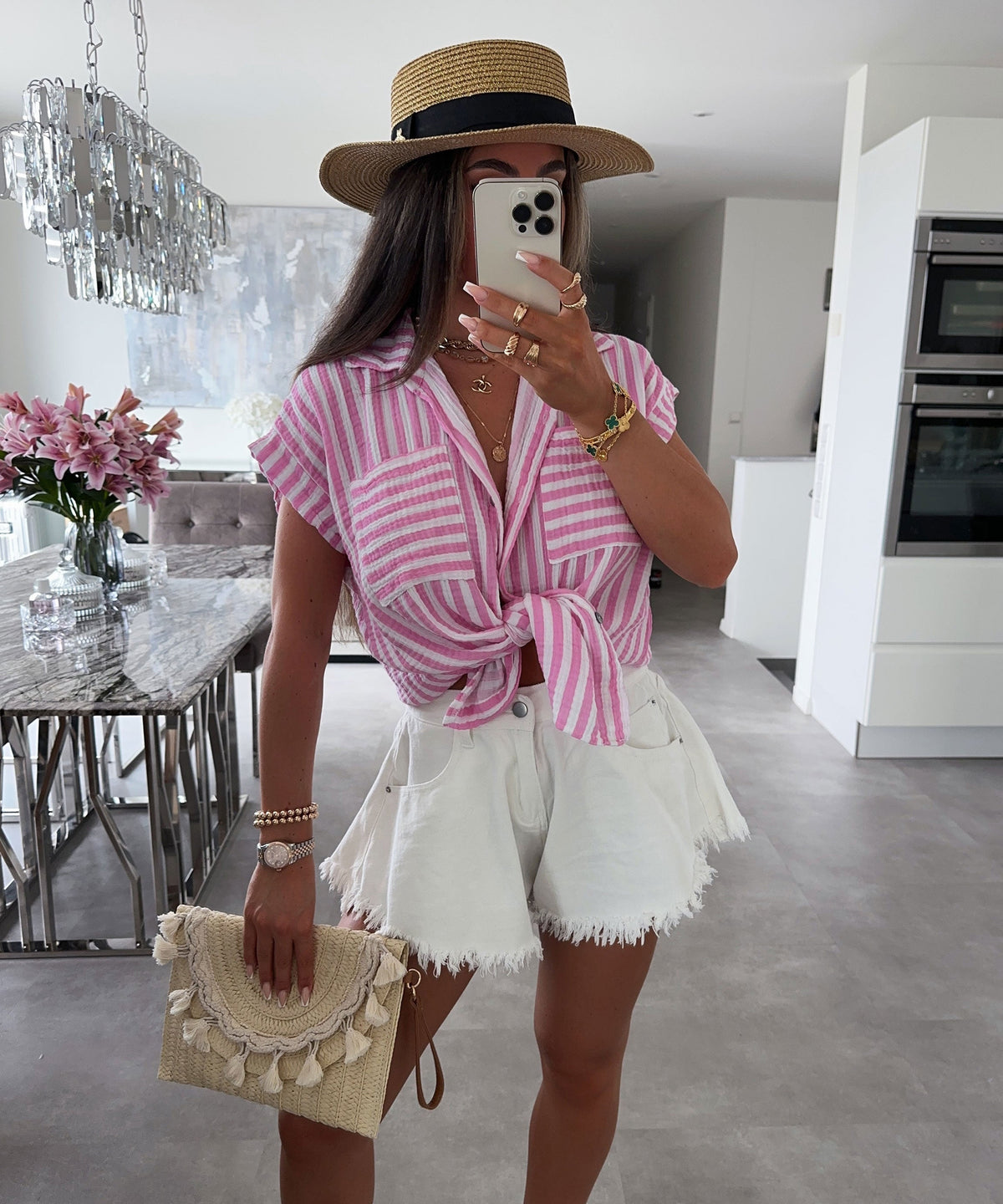 Shorts Fee en blanco