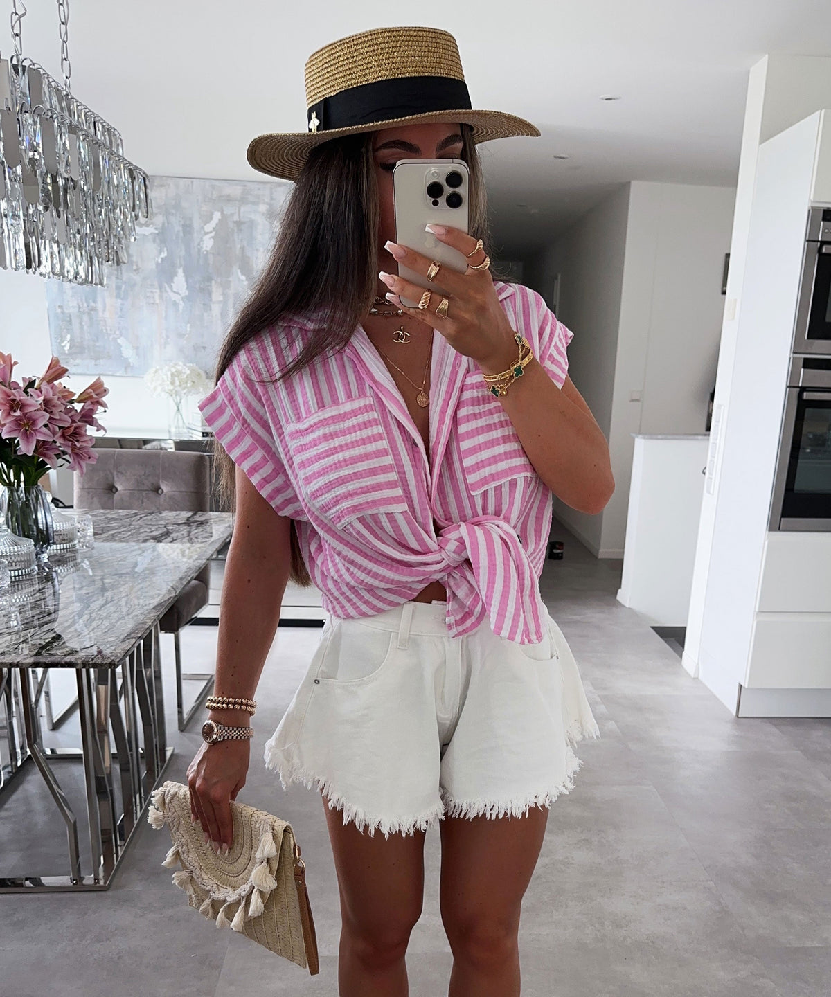 Shorts Fee en blanco