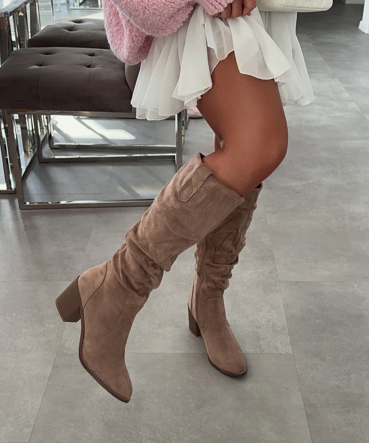 Botas Betty Taupe