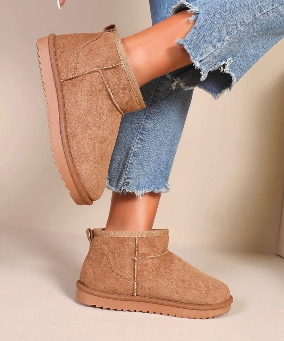 Gefütterte Boots Ciri Chestnut