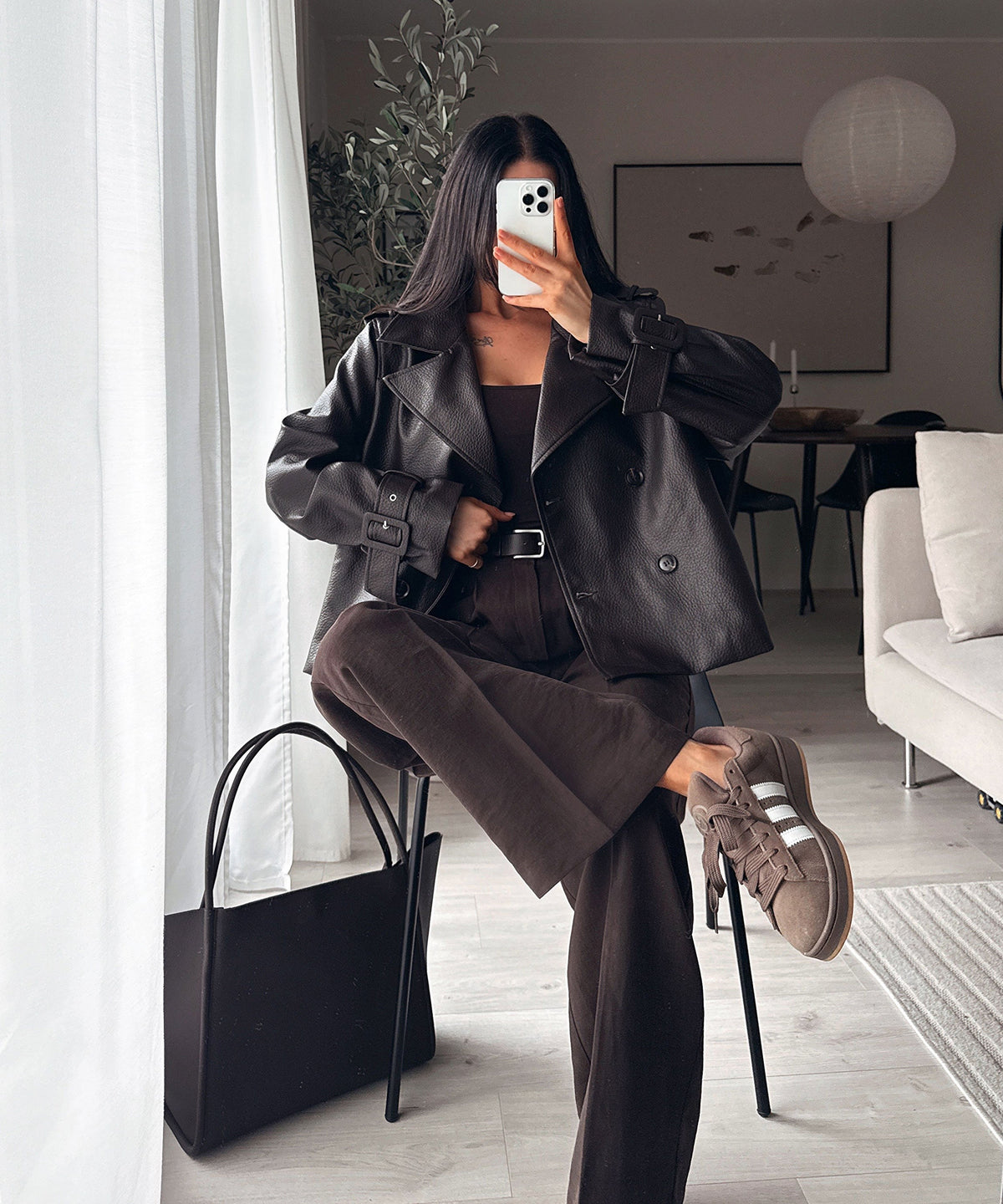 Bundfaltenhose Cleo Braun
