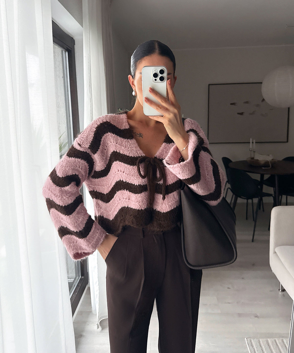 Bundfaltenhose Cleo Braun