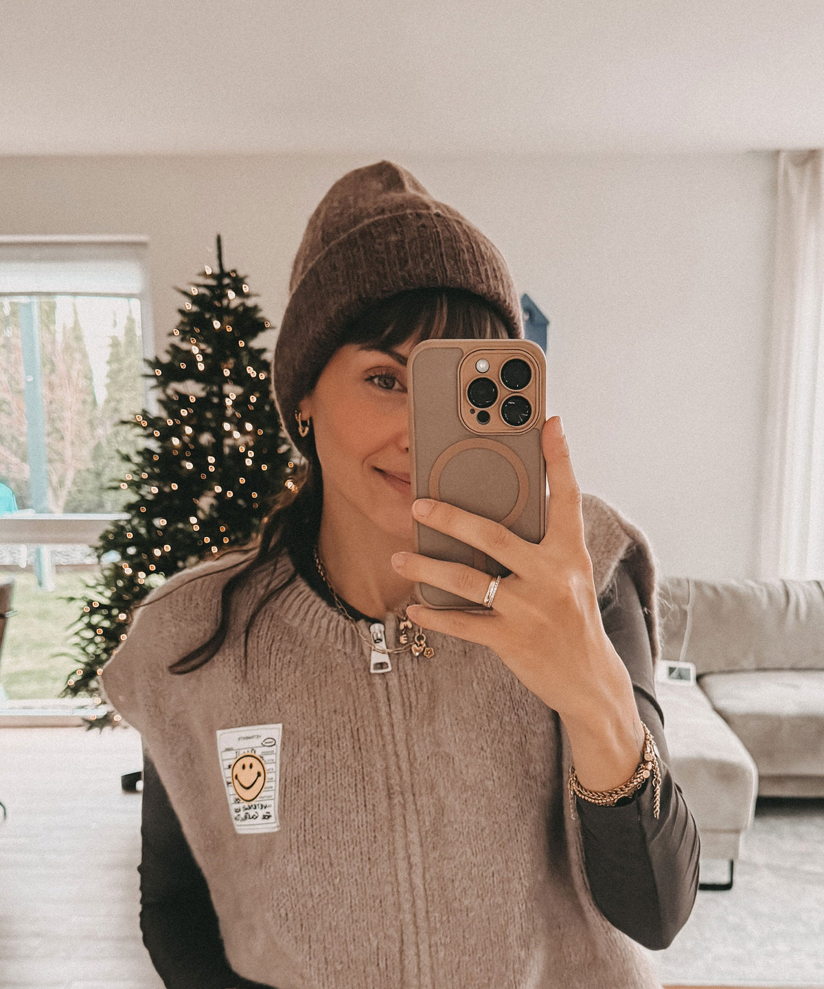 Gorro de Invierno Marrón