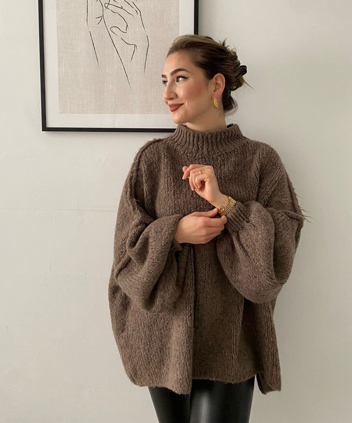 Jersey Oversize Nata Braun
