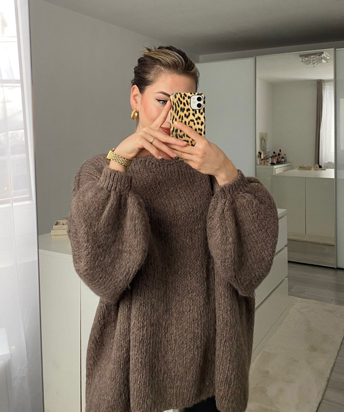 Jersey Oversize Nata Braun