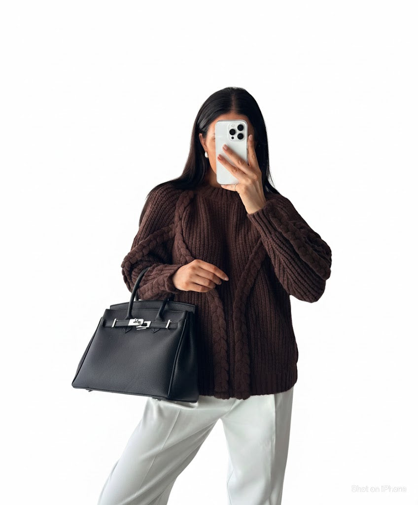 Jersey Lesedi Marrón Oscuro